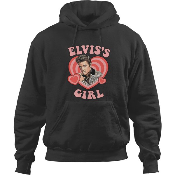 Elvis's Girl Hoodies, Elvis Presley Heart Hoodies, Music Rock And Roll Hoodies
