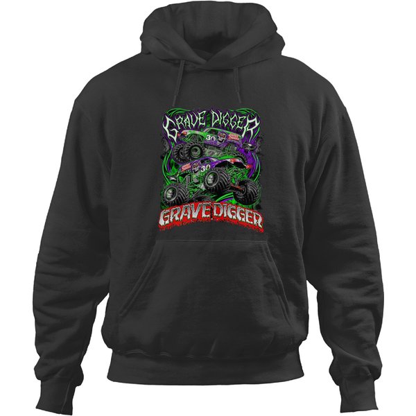 Grave Digger Monster Truck Hoodies, Grave Digger Hoodies, Monster Truck Hoodies-image