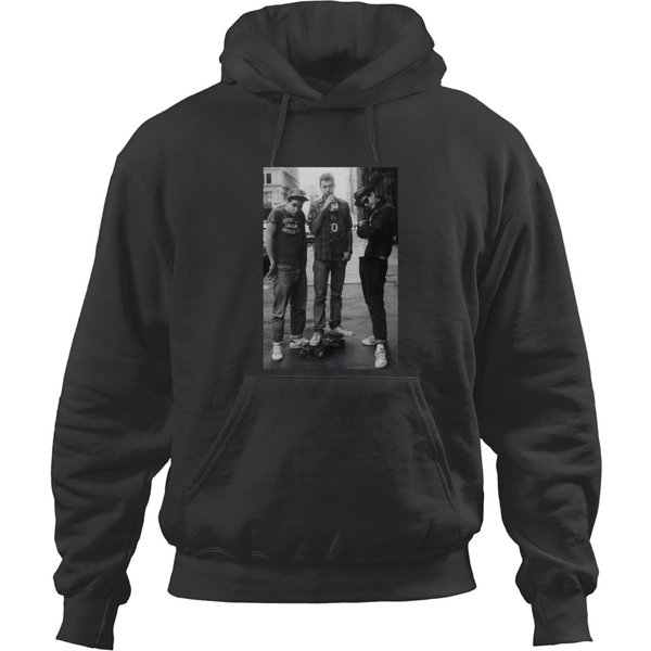 The Beastie Boys 1980s Brooklyn Aesthetic Creme Vtg White Hoodies