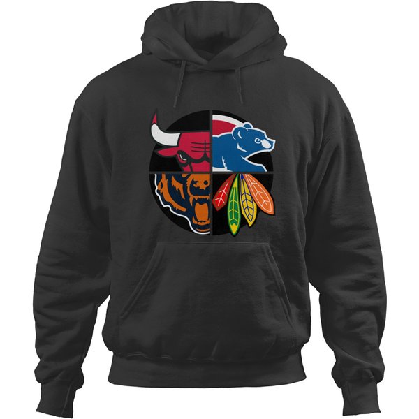 Northside Chicago Sports Teams Hoodies-image