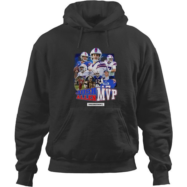 Josh Allen Mvp Vintage Hoodies-image
