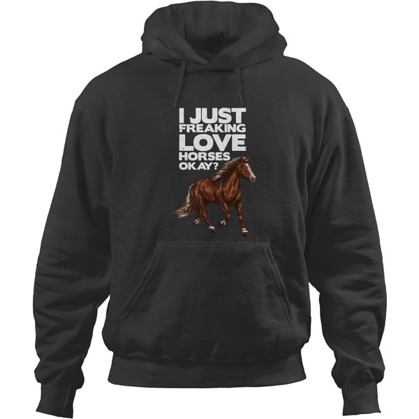 Funny Horse Lover Gift Hoodie-image