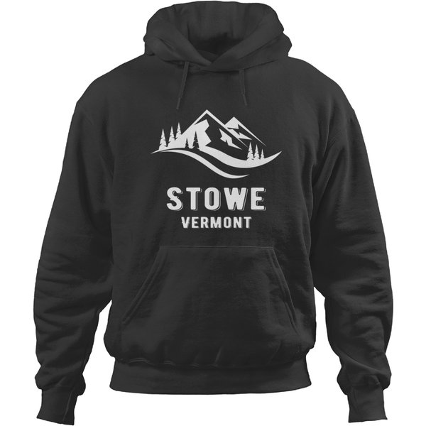 Stowe Vermont Mountains Souvenir Memorabilia Winte Hoodies-image