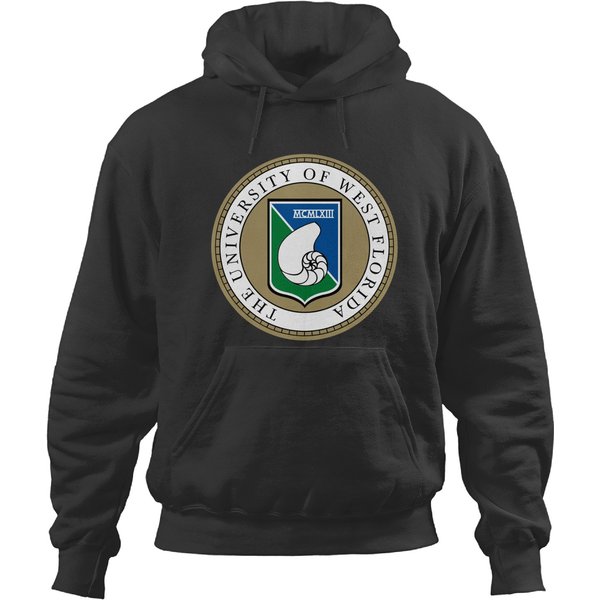 University Of West Florida Logo And Seal Hoodies-image