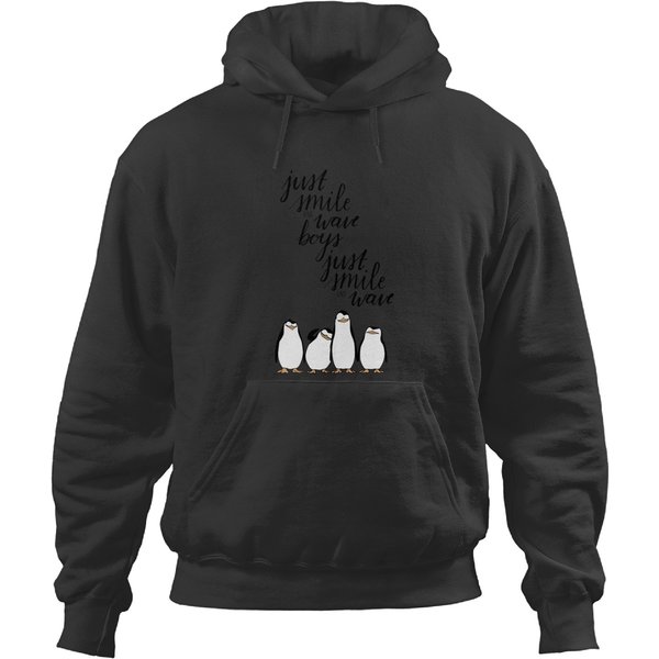 Just Smile And Wave Boys Hoodies