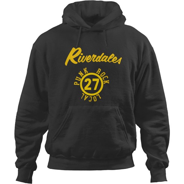 1995 Riverdales Vintage Self Titled Album Era Punk Rock Local Clic 90'S Ex Screeching Weasel Chicago Pop Punk Rock Concert Tour Hoodies-image