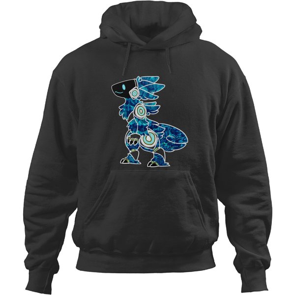 Protogen Furry Fursuit Fursona Blue Pattern Hoodies
