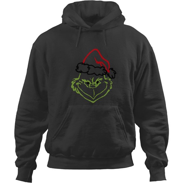 Christmas Hoodies, Whoville University Embroidered Hoodies, Christmas Embroidery Hoodies-image