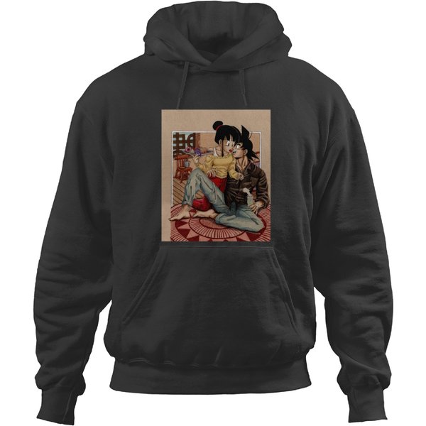 Goku And Chichi Dragon Ball Z Throw Pillow Hoodies-image