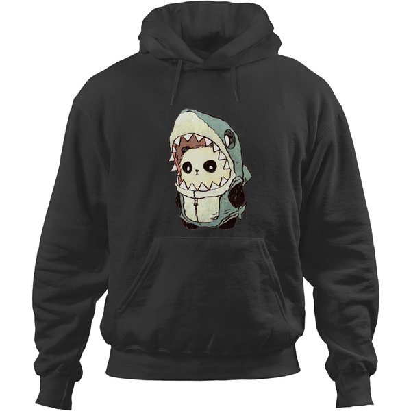 Cute Panda Shark Costume Hoodies