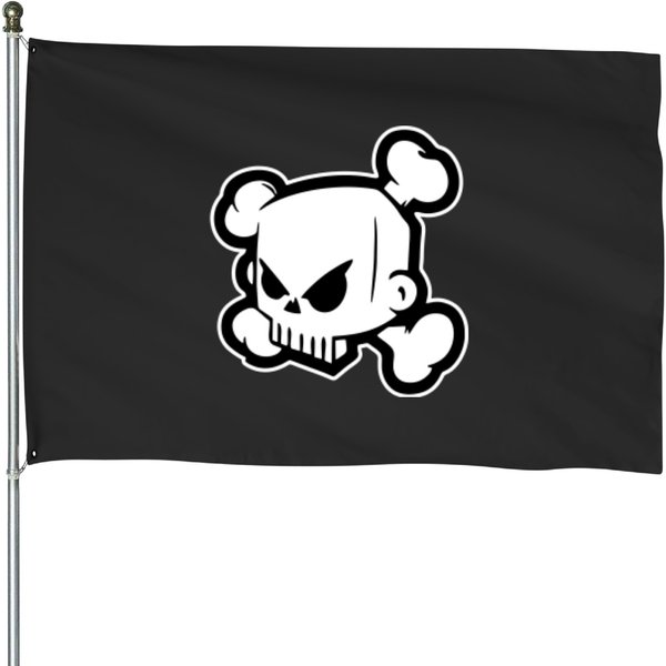 Hoonigan Ken Block House Flags, Go Fast Risk Every Thang House Flags-image