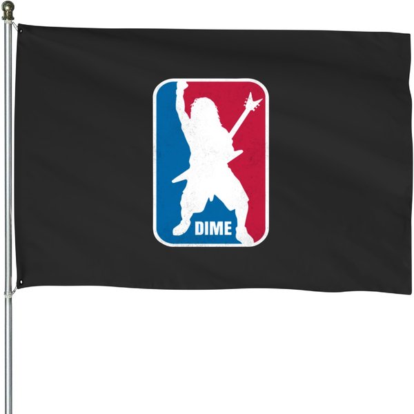 Dime Dimebag Darrell Sport, Guitar Love Player House Flags-image