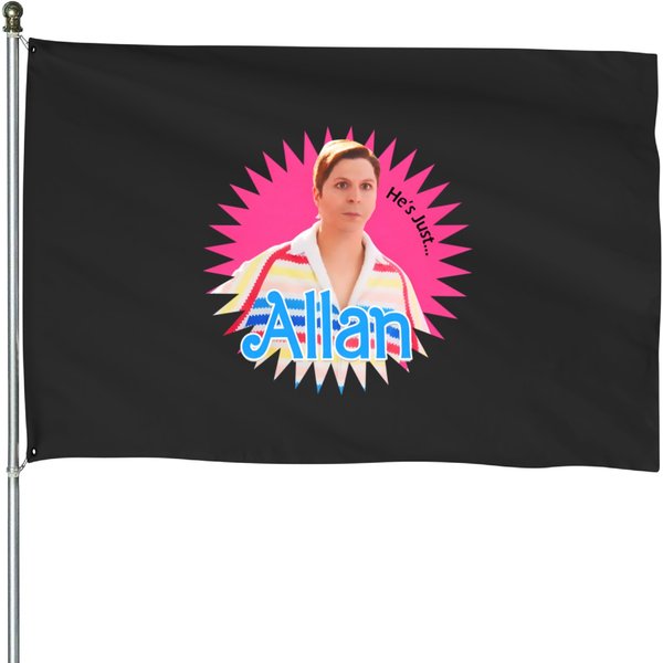 He's Just Allan Barbie House Flags || Michael Cera House Flags || Barbie Movie 2023 House Flags-image