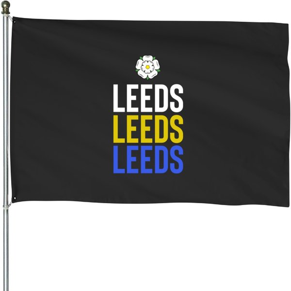 Leeds Football Team Fan House Flag-image