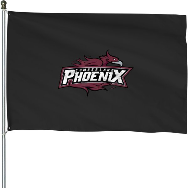 Cumberland University Phoenix Distressed Primary House Flags-image