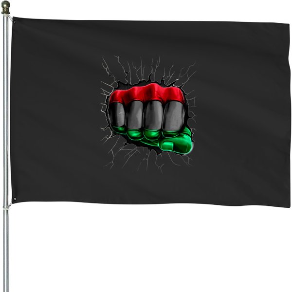 Pan African Flag Unia Afro American Flag House Flags-image