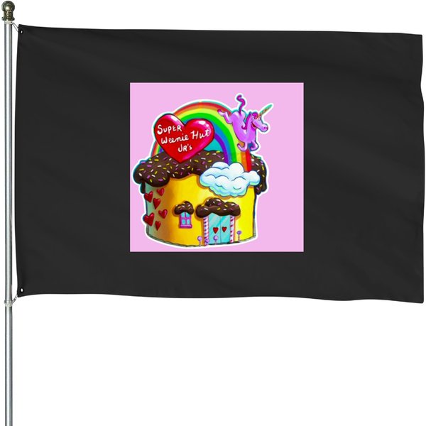 Super Weenie Hut Jr House Flags-image
