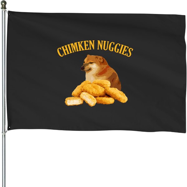 Chimken Nuggies Cheems - Cheems - House Flags-image