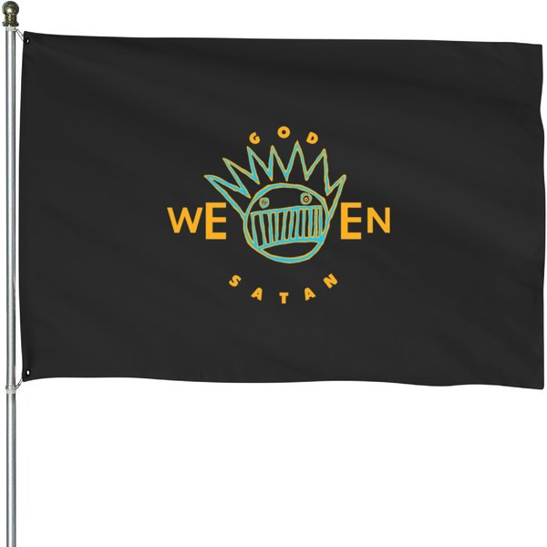 God Ween Satan House Flags-image