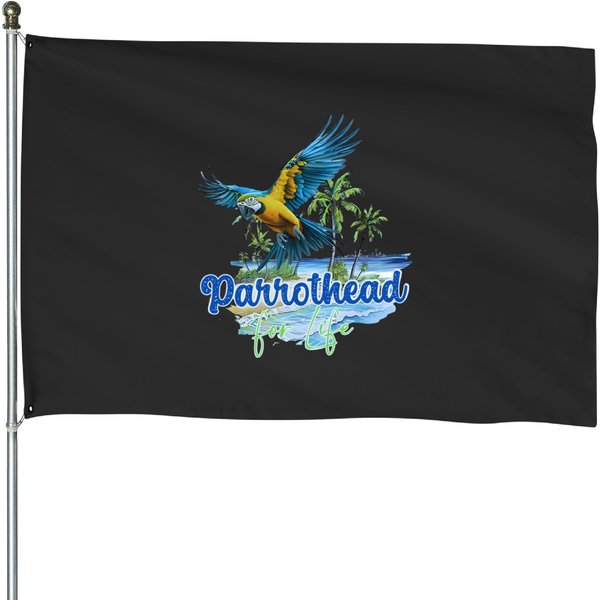 Jimmy Buffett Memorial House Flags, Jimmy Buffett Tribute Fan Gift-image