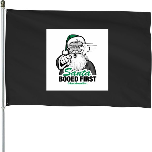 Santa Booed Snowball - Eagles - House Flags-image