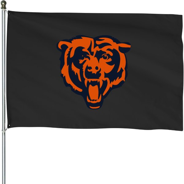 Bears Sports Logo House Flags-image