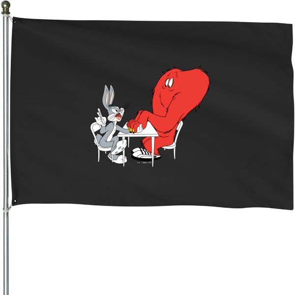 Bugs Bunny™ And Gossamer 2 House Flags-image