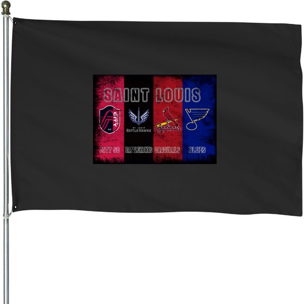 St. Louis Sports House Flags-image