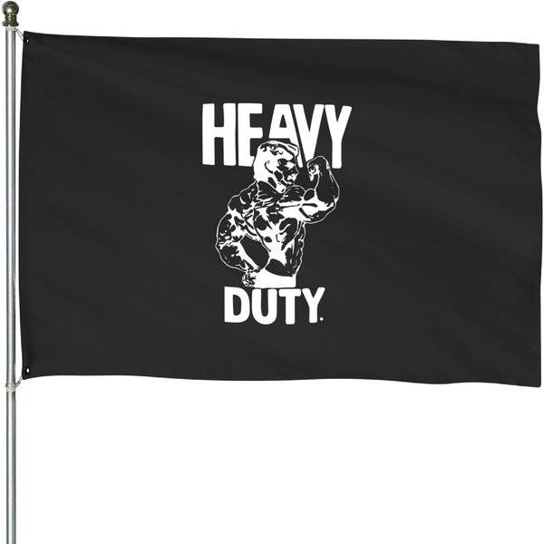 Mike Mentzer Heavy Duty Logo | Essential House Flags-image
