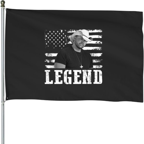Distressed American Toby Flag Keith Music Legend House Flags-image