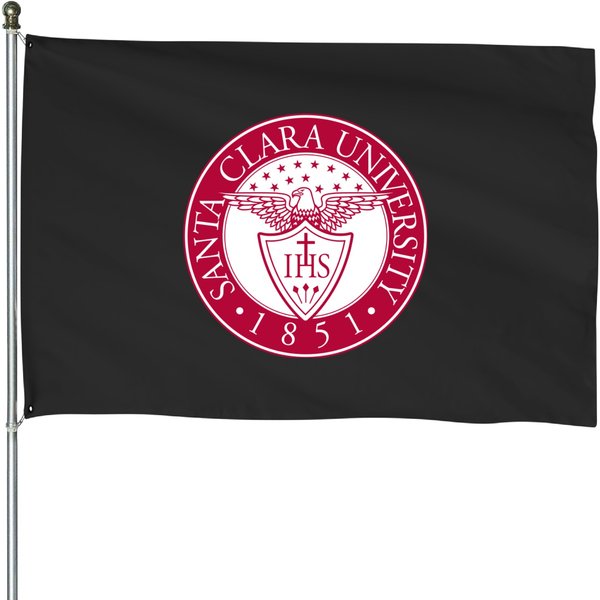 Santa Clara University Seal Design House Flags-image