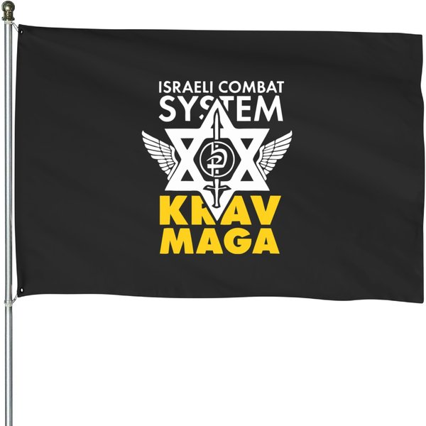Krav Maga Combat System 3 House Flags-image