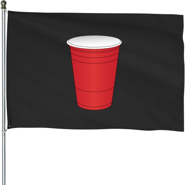 Red Solo Cup House Flags-image