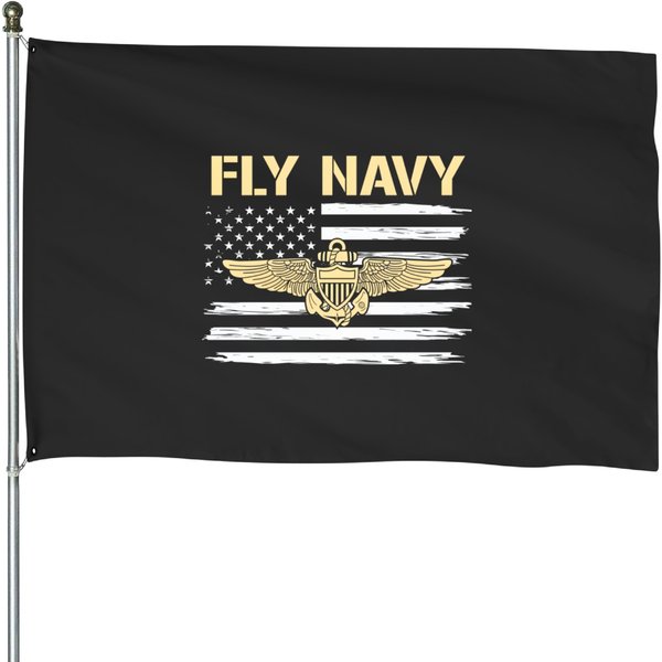 Fly Navy Classic Naval Officer House Flags-image