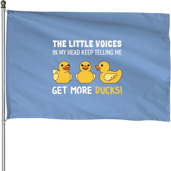Rubber Duckie Rubber Duck House Flags-image