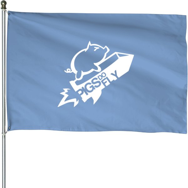 Pigs Do Fly House Flags-image