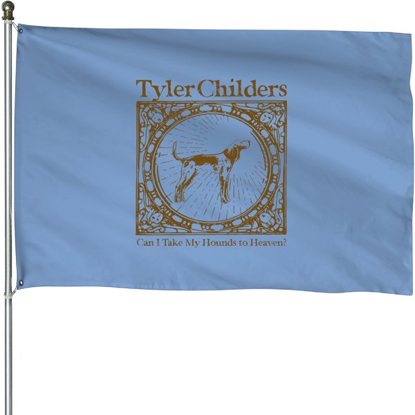 Tyler Childers Heaven Dog House Flag-image