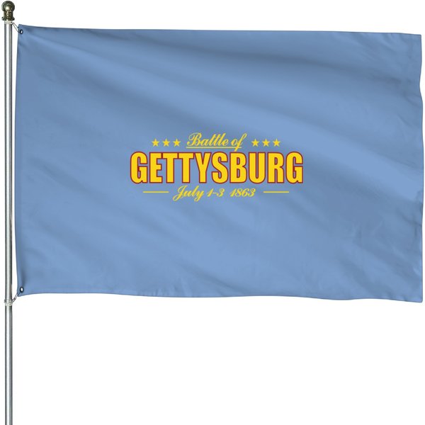 Battle Of Gettysburg House Flags-image