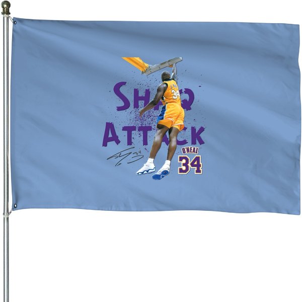 Shaq Attack - Shaquille Oneal - House Flags-image