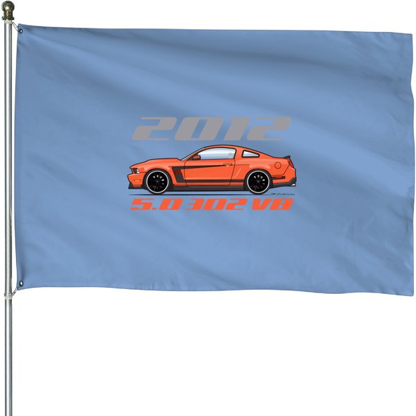 2012-Dark Orange - 2012 Boss 302 - House Flags-image