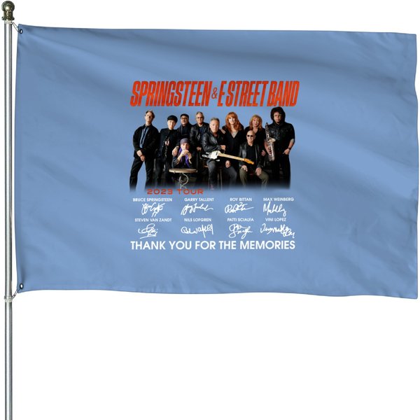 Springsteen E Street Band 2023 Tour House Flags-image