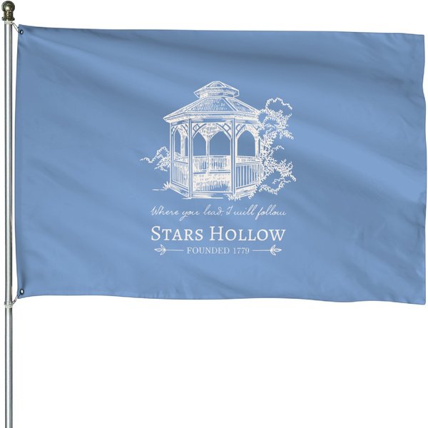 Stars Hollow Where You Lead, I Will Follow House Flags-image