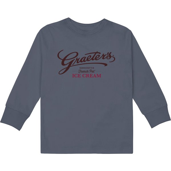 Sweet Ice Cream In Graeter's Cafe Kids Long Sleeve T-Shirts-image