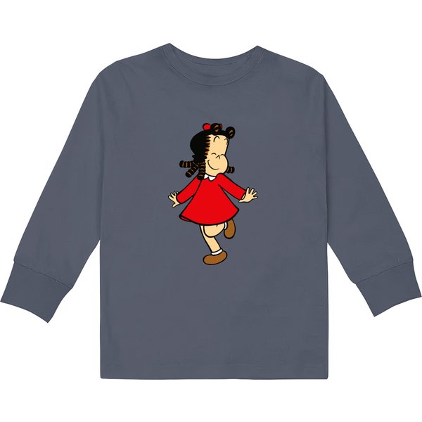 Little Lulu Happy Kids Long Sleeve T-Shirts-image