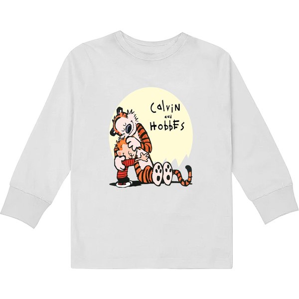 Calvin And Hobbes Kids Long Sleeve T Shirts-image