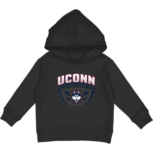 Connecticut Huskies Basketball Dribble Logo T Kids Pullover Hoodies-image