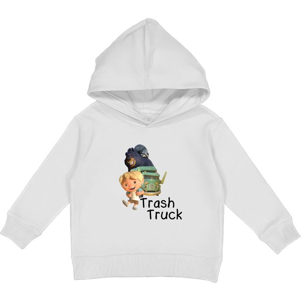 Trash Truck Kids Pullover Hoodies-image