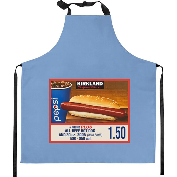 Costco Hot Dog And Soda Combo Kitchen Aprons-image