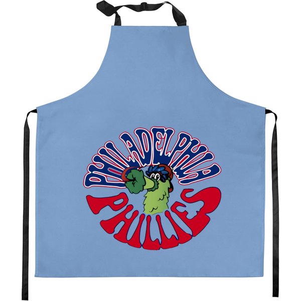 Phillie Phanatic Cartoon Kitchen Aprons, Philadelphia Baseball Kitchen Aprons-image
