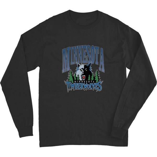 Vintage Minnesota Timberwolves Long Sleeves, Basketball 2022-23 Long Sleeves-image